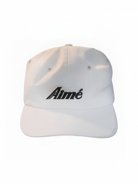 Aime Leon Dore Other - Aime Leon Dore White Runners Cap with Green Script Logo